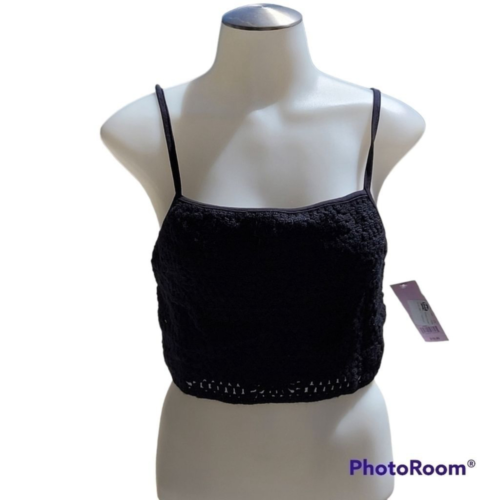 WILD Fable Front Crochet Knit Crop Top